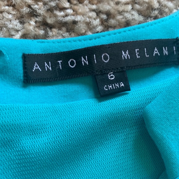 Blue zipper Antonio Melanie dress - Picture 3 of 4